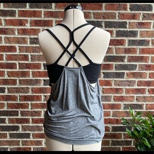 Athleta Strappy Back Tank with Built in Bra